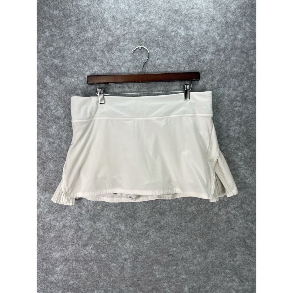 Lululemon Play Off The Pleats Skirt Size 12 Athletic Run Golf Tennis Pockets